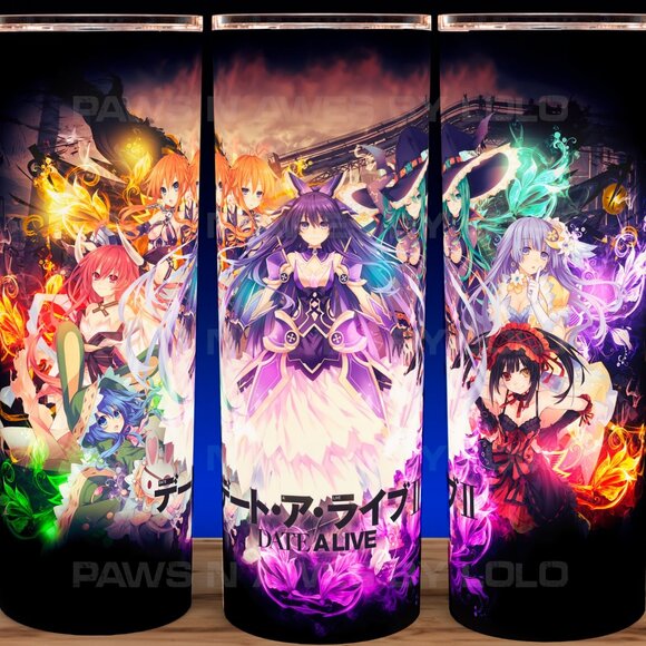 Date A Live Anime Girls Cup Mug Tumbler 20oz - Picture 1 of 3